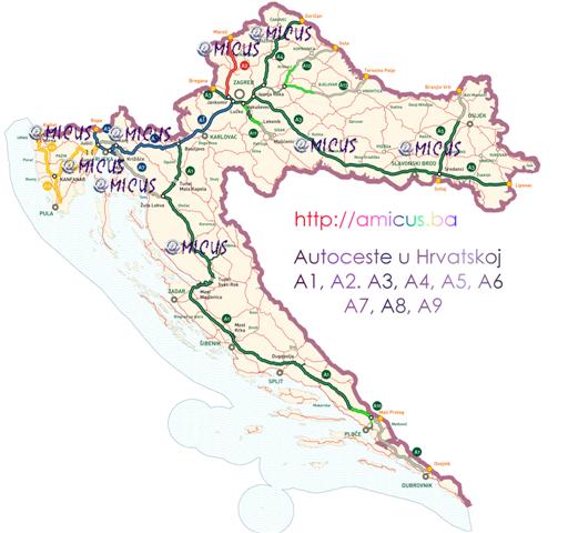 autoceste hrvatske karta Amicus :::   Home autoceste hrvatske karta